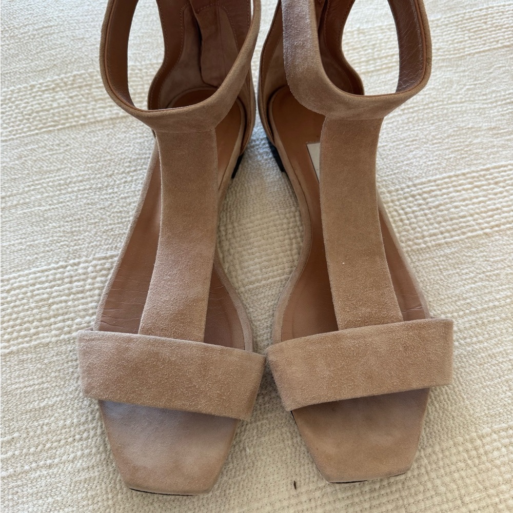 Jimmy Choo Beige Suede Sandals